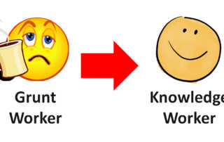 grunt worker to knowledge worker