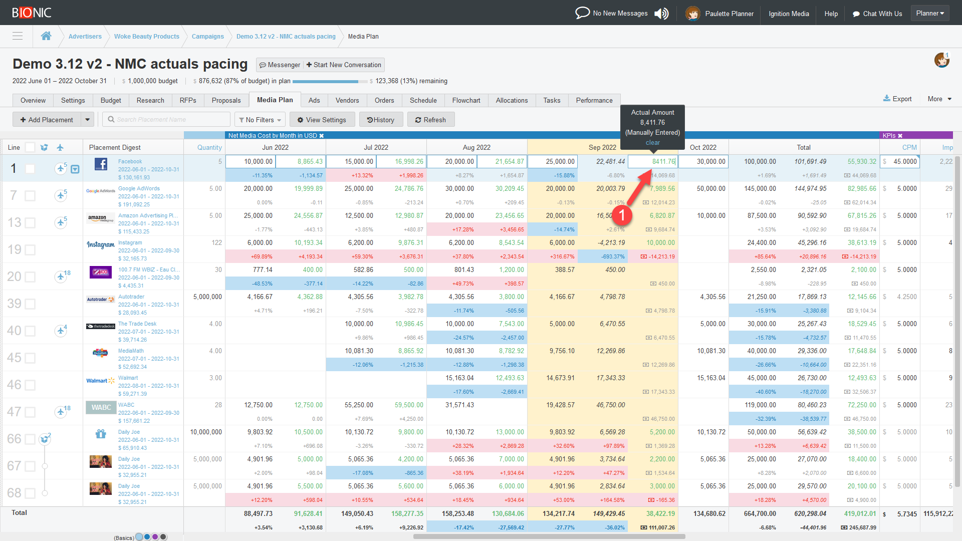 Manually Add Media Spending Data