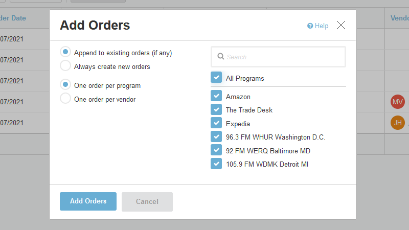 automate insertion orders