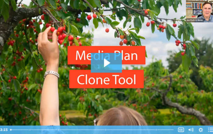 video thumbnail of Media Plan Clone Tool