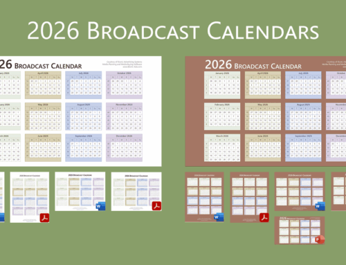 2026 Broadcast Calendars Are Here: Free & Fully Customizable