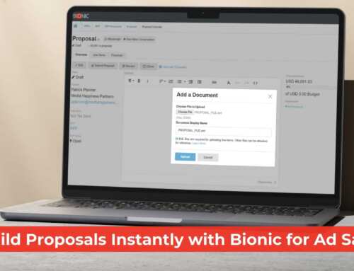 Respond to RFPs Faster with Bionic for Ad Sales
